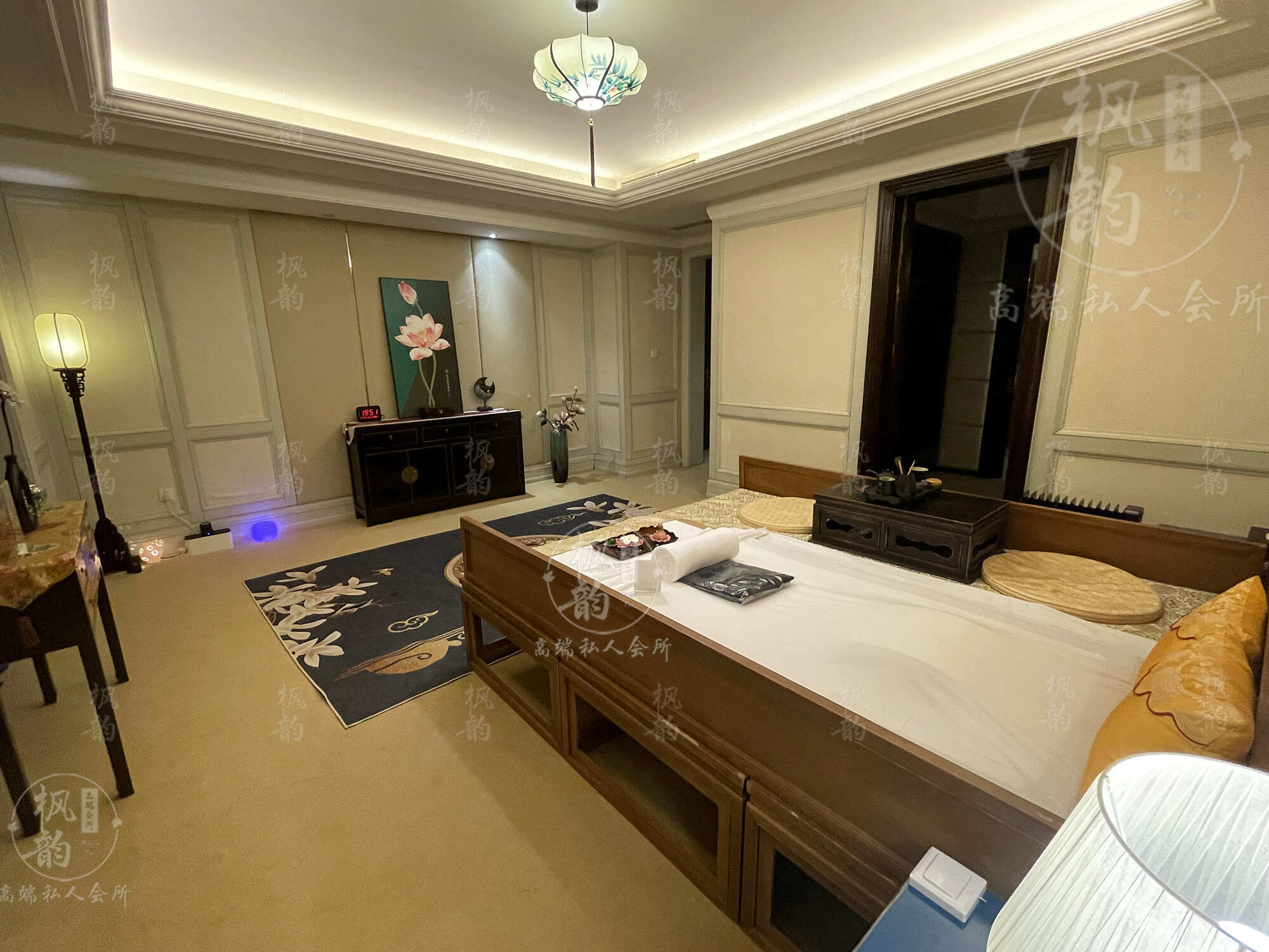 茂名天津渔阳鼓楼人气优选沐足会馆房间也很干净，舒适的spa体验